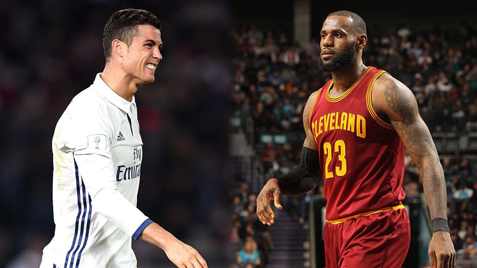 Cristiano Ronaldo vs LeBron James Copyright: © Getty Images